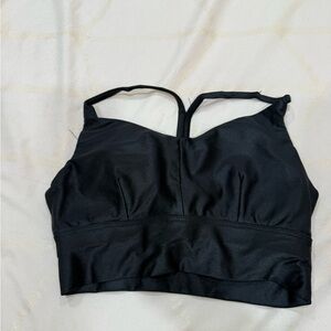 Aqua Athletic sports bra size XS Black some threading